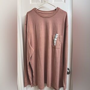 Men's Big & Tall Long Sleeve Pocket
T-Shirt, Goodfellow & Co. Size 3X Big & Tall